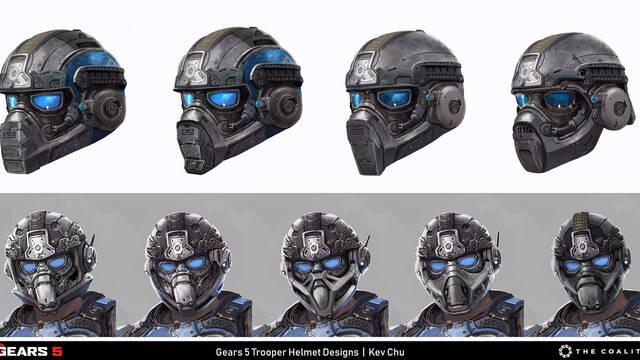 Gears 5 - Ilustraciones - kev chu 12