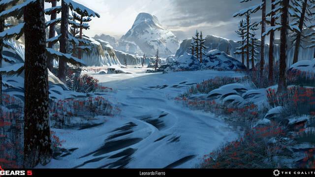 Gears 5 - Ilustraciones - leo fierro gears 5 template 001