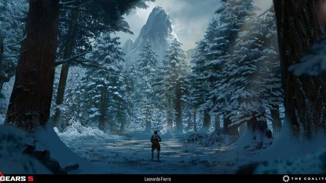 Gears 5 - Ilustraciones - leo fierro gears 5 template 002