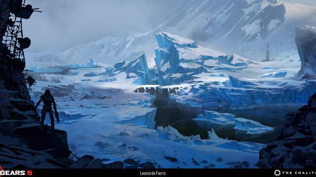 Gears 5 - Ilustraciones - leo fierro gears 5 template 003