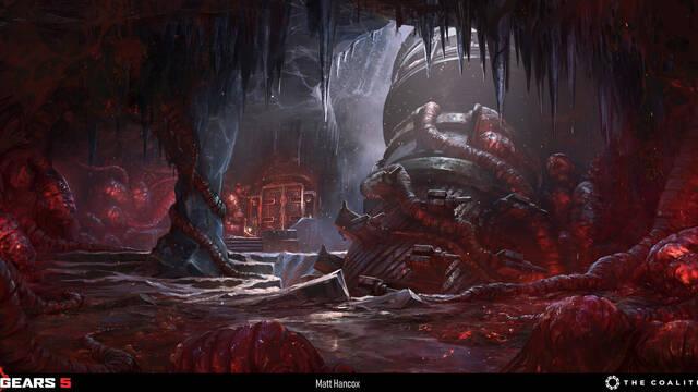 Gears 5 - Ilustraciones - matt hancox matt hancox escape 02