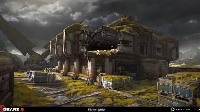 Gears 5 - Ilustraciones - nikolay georgiev gears 5 nik bunker 01