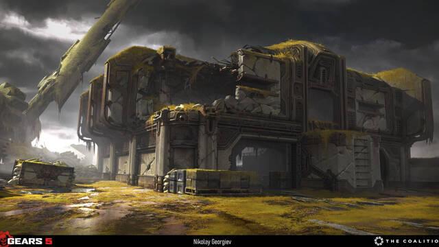 Gears 5 - Ilustraciones - nikolay georgiev gears 5 nik bunker 04