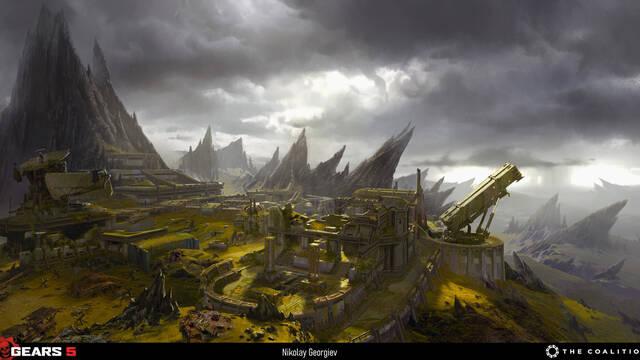 Gears 5 - Ilustraciones - nikolay georgiev gears 5 nik bunker 05