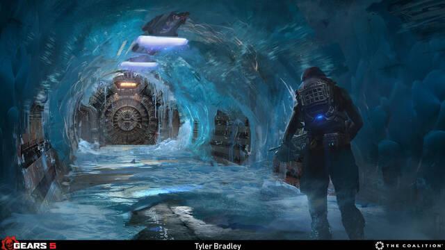 Gears 5 - Ilustraciones - tyler bradley icetunnel