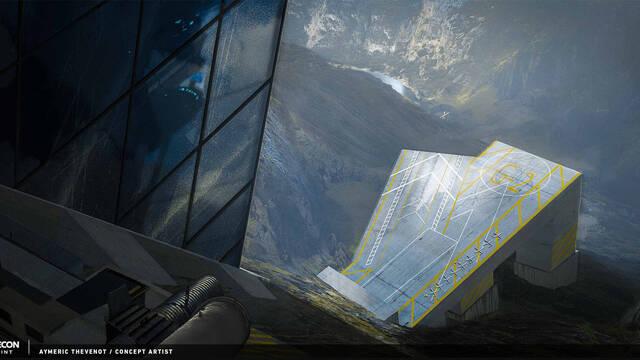 Ghost Recon Breakpoint - Ilustraciones - aymeric thevenot the arrow control tower