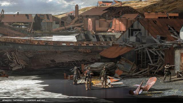 Ghost Recon Breakpoint - Ilustraciones - aymeric thevenot wale hunters ruins