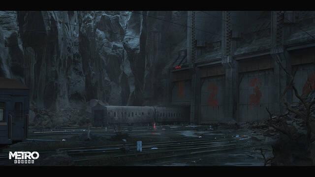 Metro Exodus - Ilustraciones - rostyslav zagornov bunker entrance2