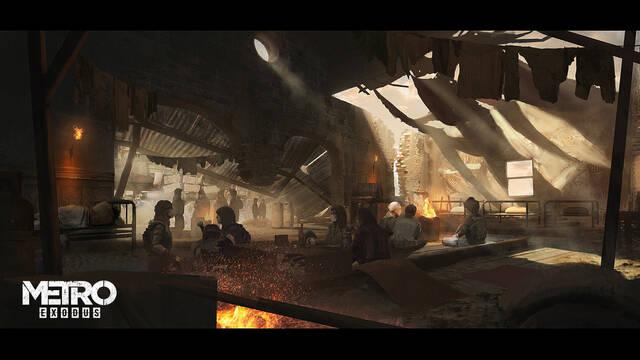 Metro Exodus - Ilustraciones - rostyslav zagornov desrt camp