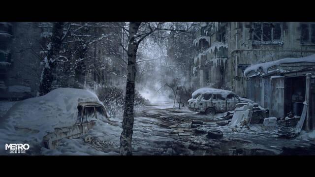 Metro Exodus - Ilustraciones - vlx tkach m35 con loc dex city frozen streets 001