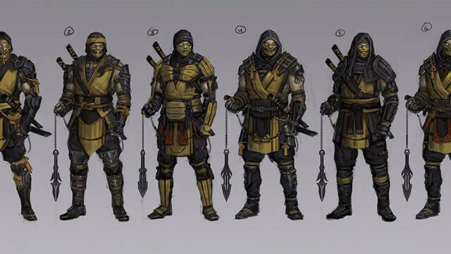 Mortal Kombat 11 - Ilustraciones - mk11 scorpion outfit