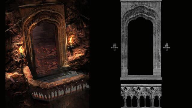 Mortal Kombat 11 - Ilustraciones - mk11 sepulcher burial hallway breakouts