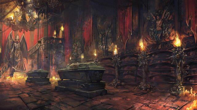 Mortal Kombat 11 - Ilustraciones - mk11 sepulcher burial hallway