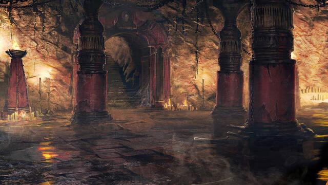 Mortal Kombat 11 - Ilustraciones - mk11 sepulcher lower catacombs