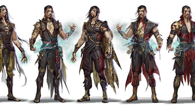 Mortal Kombat 11 - Ilustraciones - mk11 shang tsung far past concept