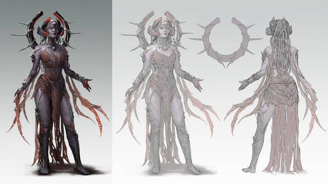Mortal Kombat 11 - Ilustraciones - mk11 cetrion concept art