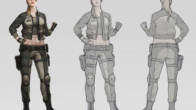 Mortal Kombat 11 - Ilustraciones - mk11 sonya blade concept art