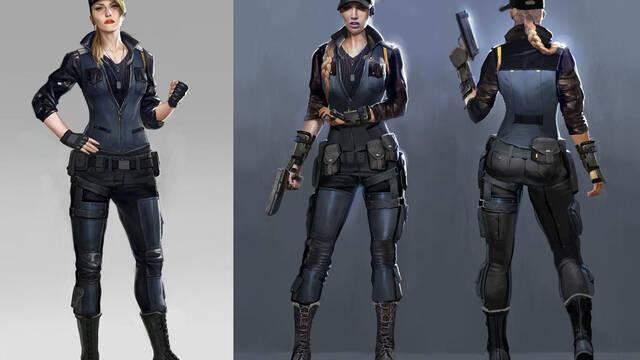 Mortal Kombat 11 - Ilustraciones - mk11 sonya blade concept