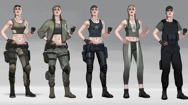 Mortal Kombat 11 - Ilustraciones - mk11 sonya blade outfit