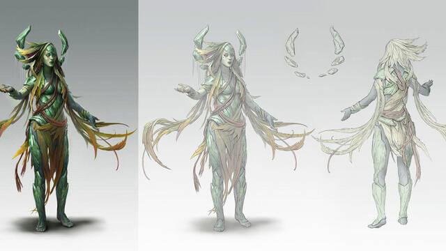 Mortal Kombat 11 - Ilustraciones - mk11 cetrion concept