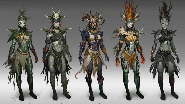 Mortal Kombat 11 - Ilustraciones - mk11 cetrion outfit