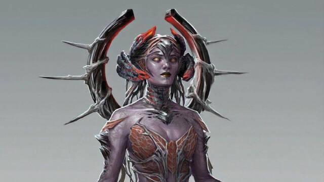 Mortal Kombat 11 - Ilustraciones - mk11 dark cetrion