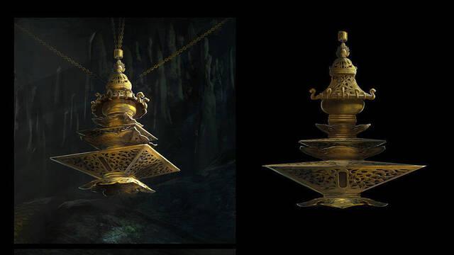 Mortal Kombat 11 - Ilustraciones - mk11 dragon grotto doors