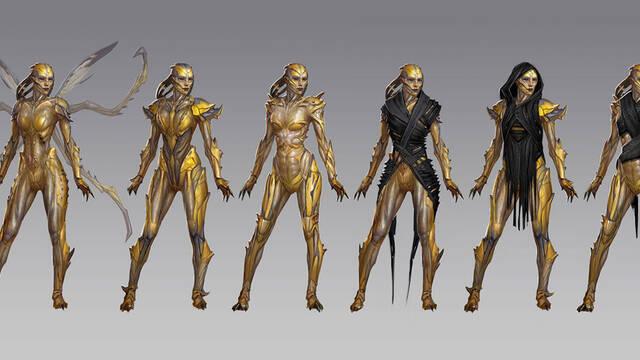 Mortal Kombat 11 - Ilustraciones - mk11 dvorah concept