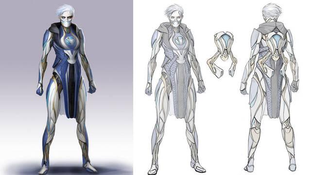 Mortal Kombat 11 - Ilustraciones - mk11 frost concept