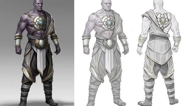 Mortal Kombat 11 - Ilustraciones - mk11 geras concept art