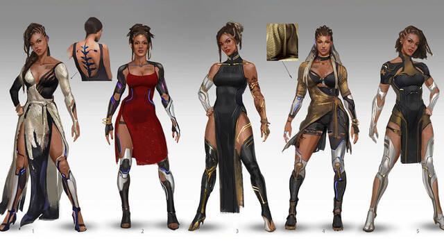 Mortal Kombat 11 - Ilustraciones - mk11 jacqui briggs outfit art