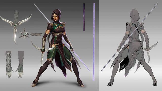 Mortal Kombat 11 - Ilustraciones - mk11 jade concept art
