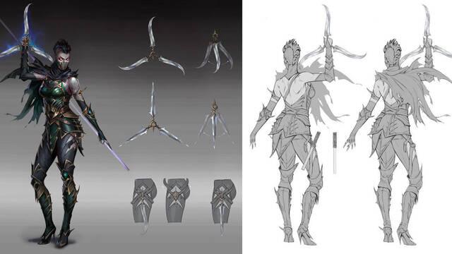 Mortal Kombat 11 - Ilustraciones - mk11 jade concept