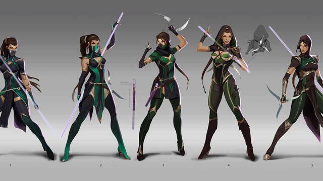 Mortal Kombat 11 - Ilustraciones - mk11 jade outfit art