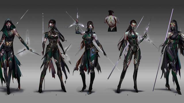 Mortal Kombat 11 - Ilustraciones - mk11 jade outfit