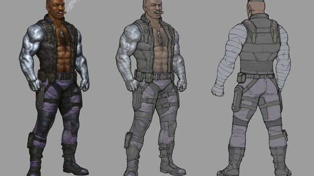 Mortal Kombat 11 - Ilustraciones - mk11 jax briggs concept art