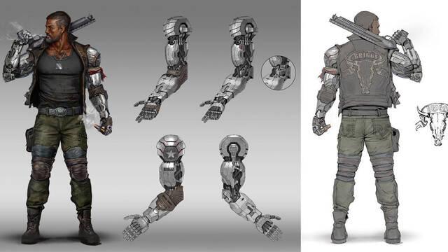 Mortal Kombat 11 - Ilustraciones - mk11 jax briggs concept