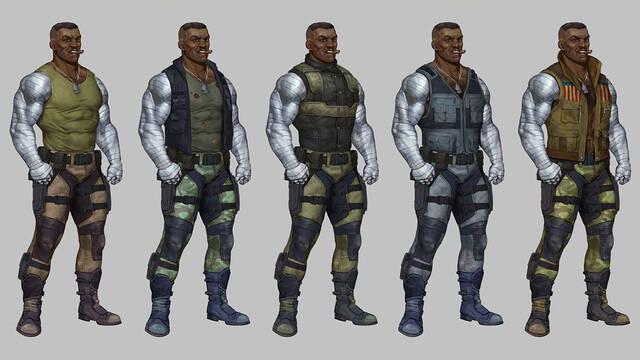 Mortal Kombat 11 - Ilustraciones - mk11 jax briggs outfit art