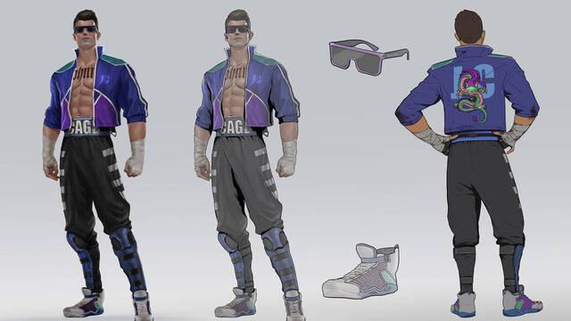 Mortal Kombat 11 - Ilustraciones - mk11 johnny cage concept art