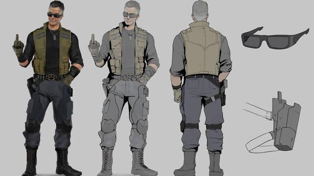 Mortal Kombat 11 - Ilustraciones - mk11 johnny cage concept