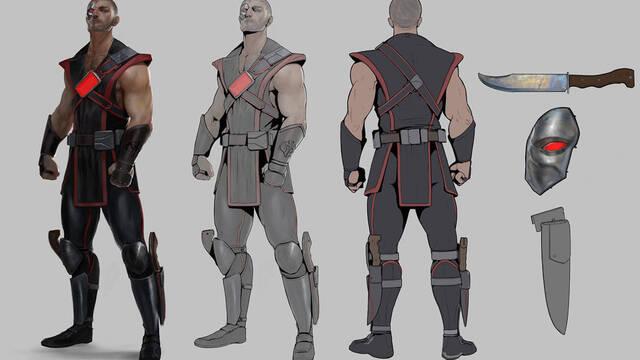 Mortal Kombat 11 - Ilustraciones - mk11 kano concept art