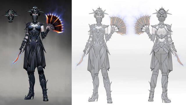 Mortal Kombat 11 - Ilustraciones - mk11 kitana concept art