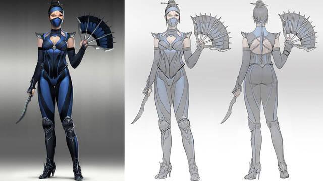 Mortal Kombat 11 - Ilustraciones - mk11 kitana concept