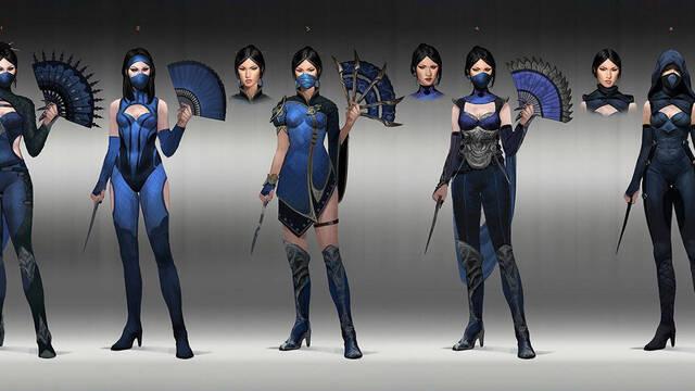 Mortal Kombat 11 - Ilustraciones - mk11 kitana outfit art