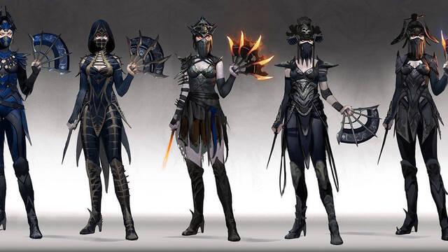 Mortal Kombat 11 - Ilustraciones - mk11 kitana outfit