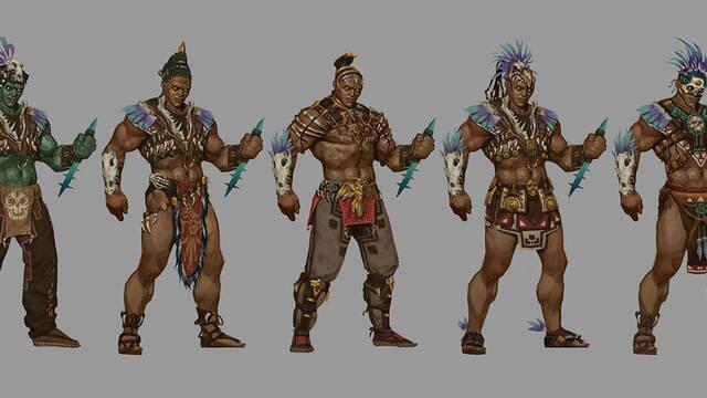 Mortal Kombat 11 - Ilustraciones - mk11 kotal kahn outfit art