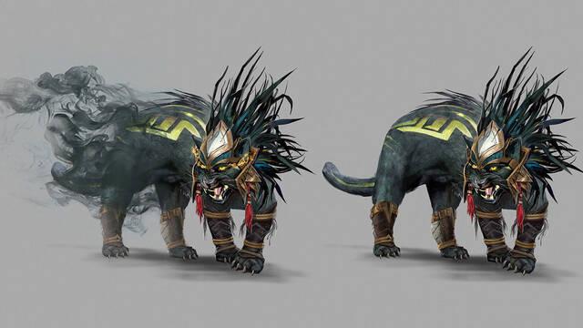 Mortal Kombat 11 - Ilustraciones - mk11 kotal kahn panther