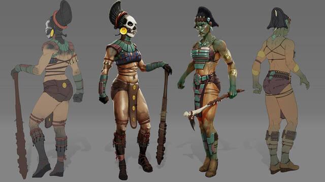 Mortal Kombat 11 - Ilustraciones - mk11 kotal soldier female