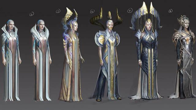 Mortal Kombat 11 - Ilustraciones - mk11 kronika concept art