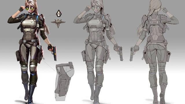 Mortal Kombat 11 - Ilustraciones - mk11 cassie cage concept